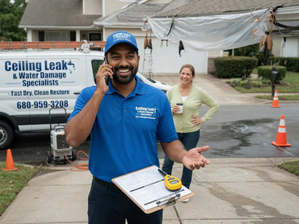 Ceiling Leak Cleanup Bay Village, OH FAQs